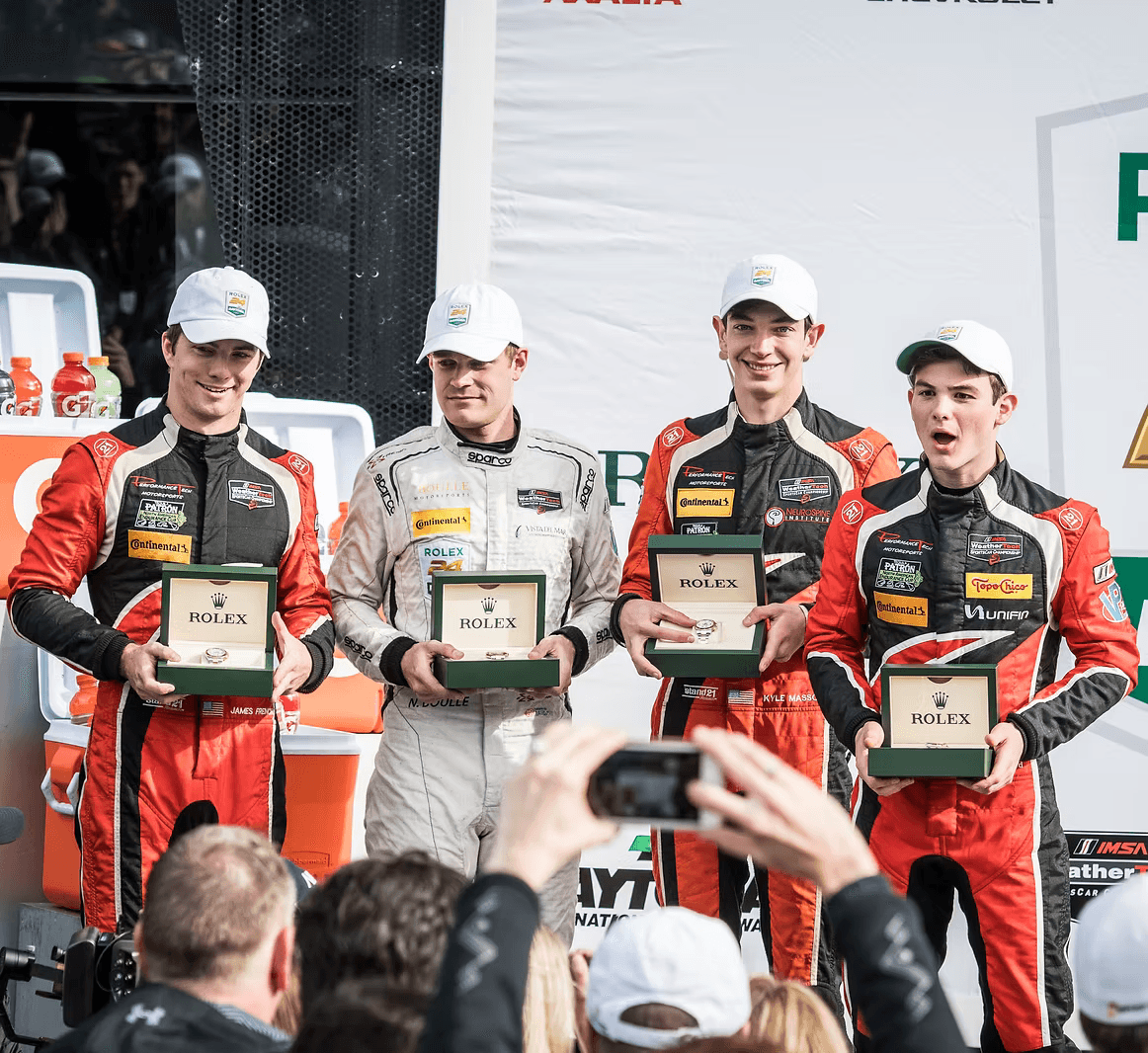 James French on track